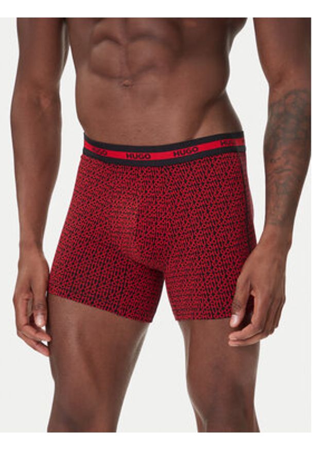 Hugo - HUGO Komplet bokserek 50545674 Kolorowy. Materiał: bawełna. Wzór: kolorowy