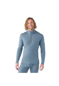 Bluza męska Smartwool Classic Thermal Merino Base Layer 1/4 Zip Boxed. Kolor: niebieski