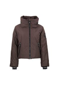 PEAK MOUNTAIN - Kurtka damska Peak Mountain Ally. Kolor: brązowy. Sezon: zima. Sport: narciarstwo #1