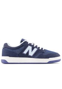 Buty unisex New Balance BB480LDD - granatowe. Okazja: na co dzień. Kolor: niebieski. Materiał: materiał, syntetyk. Szerokość cholewki: normalna. Sport: turystyka piesza #1