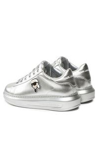Karl Lagerfeld - KARL LAGERFELD Sneakersy KL62531M Srebrny. Kolor: srebrny. Materiał: skóra #4