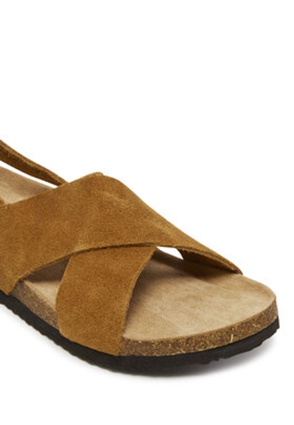 ONLY Shoes Sandały Onlava 15342054 Brązowy. Kolor: brązowy. Materiał: skóra, zamsz