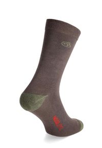 CRAGHOPPERS - Skarpety turystyczne Craghoppers NosiLife Travel Single Pack Socks. Kolor: zielony