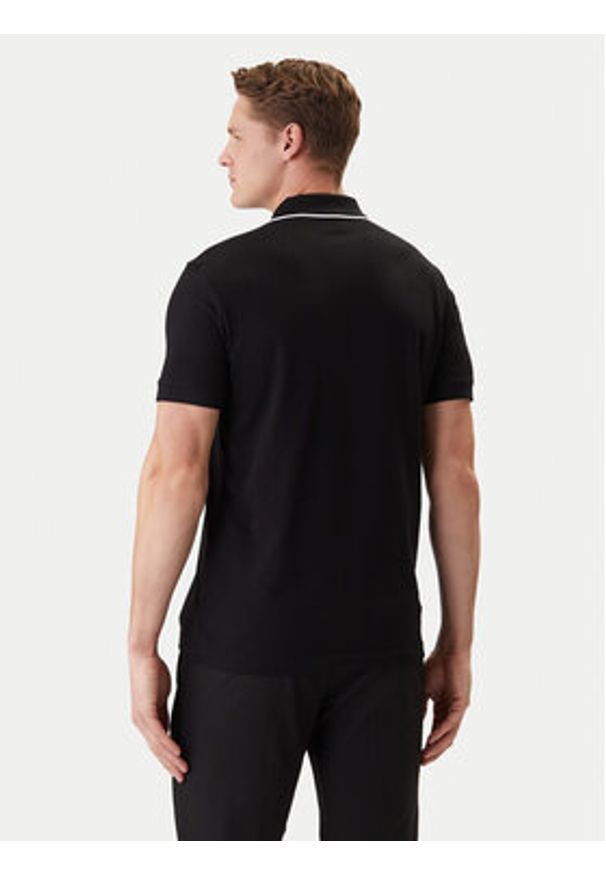 BOSS Polo 50555698 Czarny Regular Fit. Typ kołnierza: polo. Kolor: czarny. Materiał: bawełna