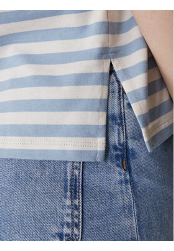 Weekend Max Mara T-Shirt Venaco 2615971031 Błękitny Relaxed Fit. Kolor: niebieski. Materiał: bawełna