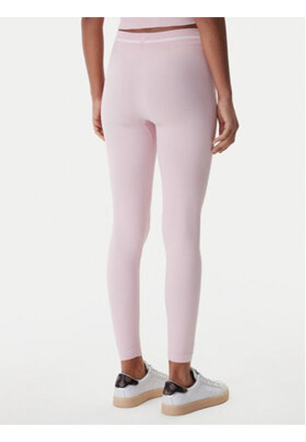Guess Legginsy V6RB05 Z4692 Różowy Slim Fit. Kolor: różowy. Materiał: syntetyk