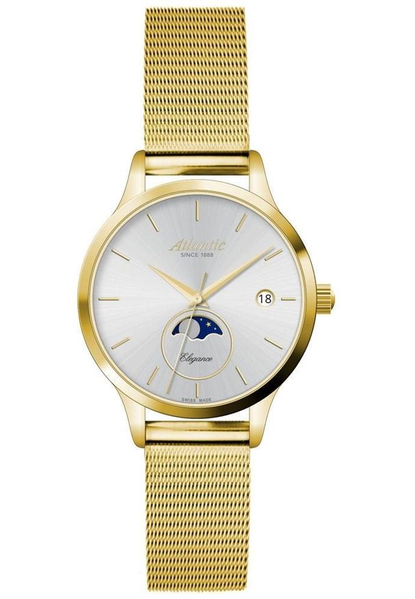 Atlantic - Zegarek Damski ATLANTIC Elegance 29040.45.21MB. Rodzaj zegarka: analogowe. Styl: klasyczny, elegancki