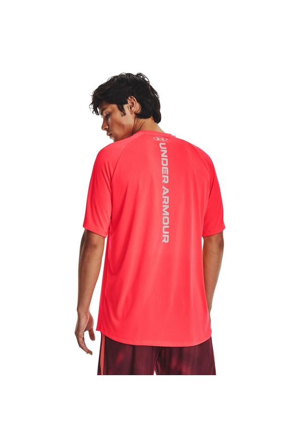 Koszulka męska Under Armour Tech Reflective SS. Kolor: czerwony. Sport: fitness