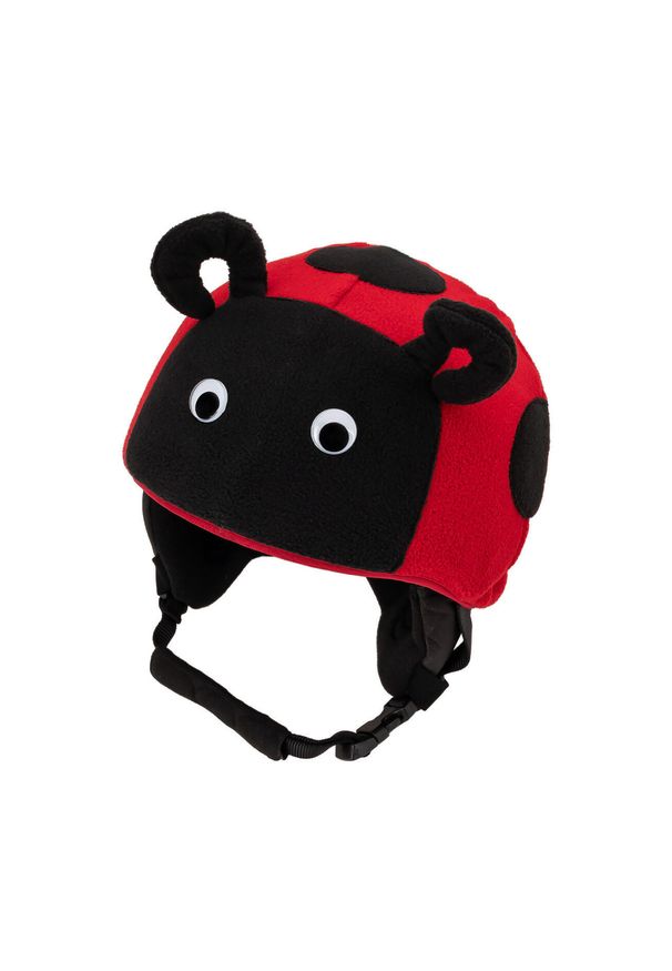 CASCO - Czapka / nakładka na kask narciarski BIEDRONKA M - 80 cm -maksymalny obwód kasku. Kolor: czarny. Sezon: zima. Styl: sportowy