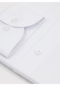 Pako Lorente - PAKO LORENTE - Biała koszula męska. Kolor: biały, czarny. Materiał: bawełna. Długość rękawa: długi rękaw. Długość: długie #4