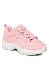 Fila Sneakersy Strada Teens FFT0009.40063 Różowy. Kolor: różowy. Materiał: skóra