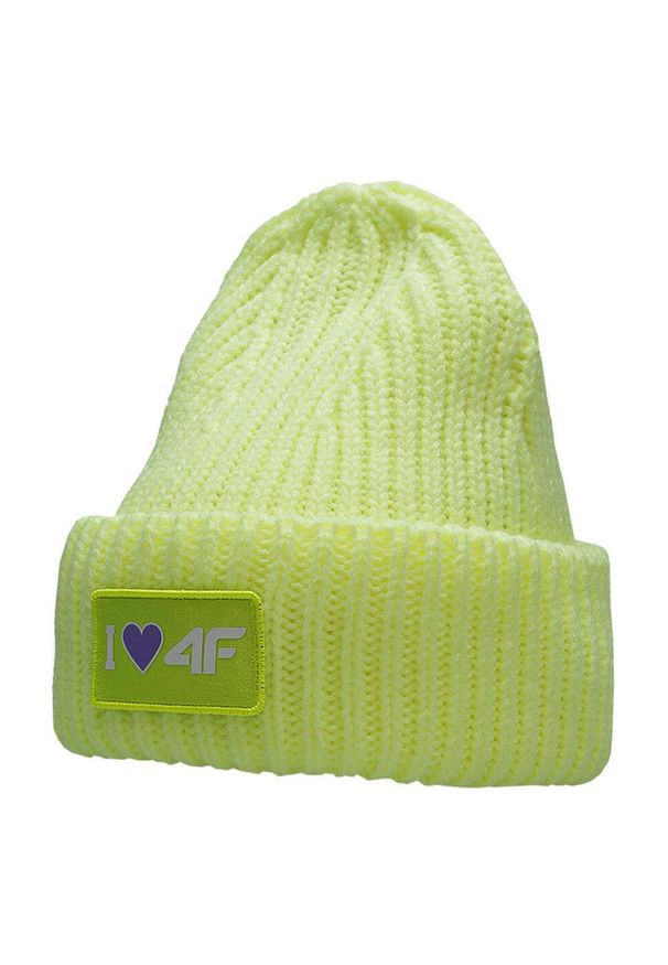 4f - Czapka Dziecięca HJZ22 Logo Beanie. Kolor: szary