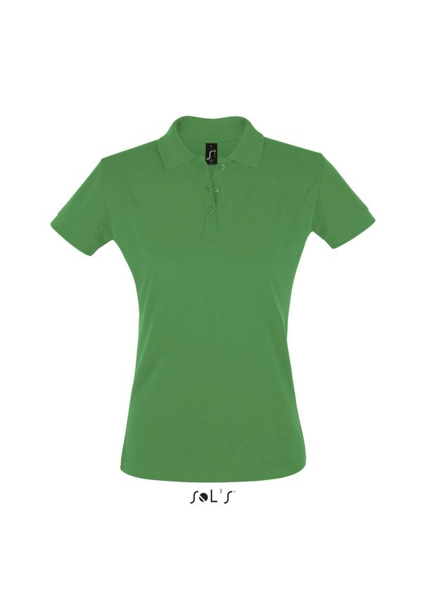SOL'S - Damska koszulka polo Sol's Perfect. Typ kołnierza: polo. Kolor: zielony