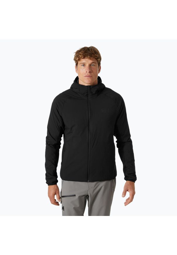 Kurtka hybrydowa męska Helly Hansen Odin Lt Stretch Hood Ins 2.0. Kolor: czarny. Sport: turystyka piesza