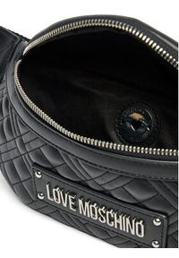 Love Moschino - LOVE MOSCHINO Saszetka nerka JC4003PP1MLA000B Czarny. Kolor: czarny. Materiał: skóra #4