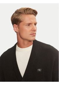 Calvin Klein Jeans Kardigan J30J326201 Czarny Regular Fit. Kolor: czarny. Materiał: bawełna #2