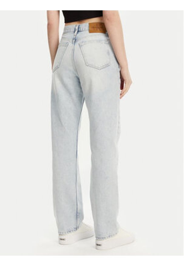 Calvin Klein Jeans Jeansy J20J225132 Niebieski Straight Fit. Kolor: niebieski