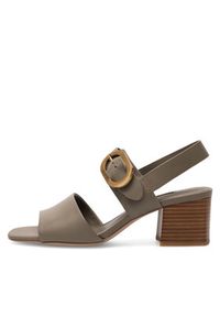 Gino Rossi Sandały V155-25-2 Khaki. Kolor: brązowy. Materiał: skóra #2