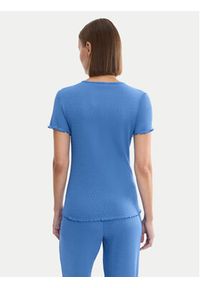 Triumph Koszulka piżamowa Mix & Match 10227214 Niebieski Regular Fit. Kolor: niebieski. Materiał: bawełna #5