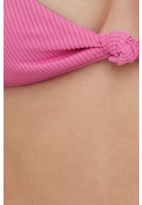 Roxy biustonosz kąpielowy kolor różowy. Kolor: różowy. Materiał: materiał, włókno #4