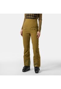 Spodnie narciarskie dla kobiet Helly Hansen Alphelia Hi Waist. Kolor: brązowy, beżowy, wielokolorowy. Sezon: zima. Sport: narciarstwo #1