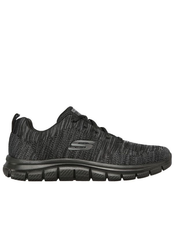 skechers - Buty męskie Skechers Track Front Runner 232298BBK - černé. Zapięcie: sznurówki. Materiał: guma, jeans, dresówka, materiał, syntetyk. Szerokość cholewki: normalna. Model: Skechers Sport. Sport: turystyka piesza