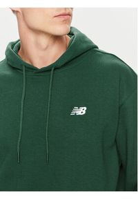 New Balance Bluza Small Logo MT41508 Zielony Regular Fit. Kolor: zielony. Materiał: syntetyk, bawełna