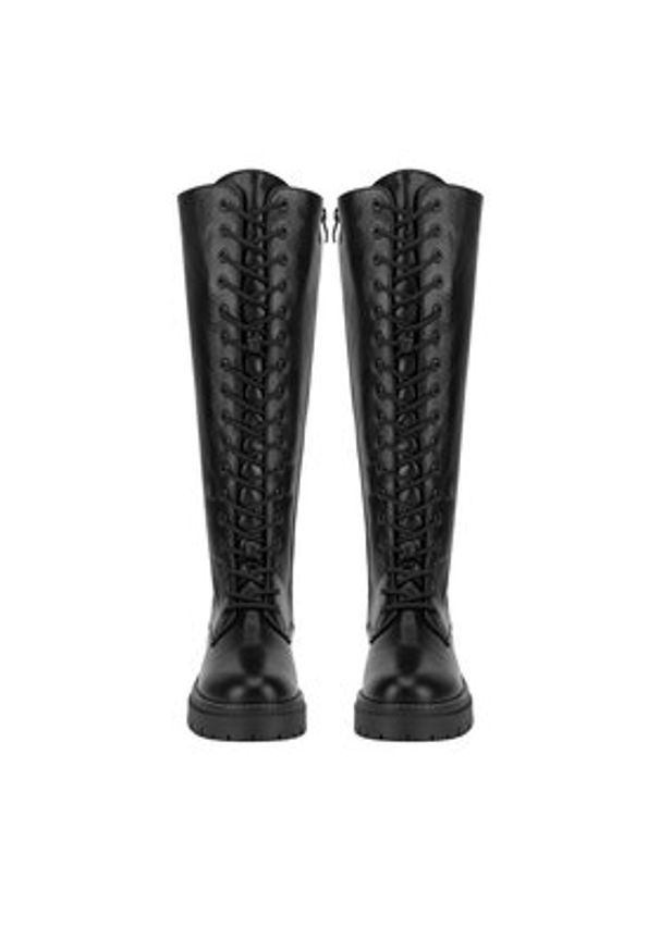 DeeZee Kozaki WS5865-26 Czarny. Kolor: czarny. Materiał: materiał