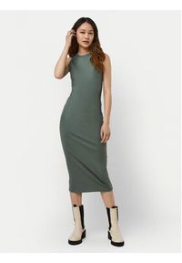 Vero Moda Sukienka letnia Lavender 10230437 Zielony Slim Fit. Kolor: zielony. Materiał: bawełna. Sezon: lato #3