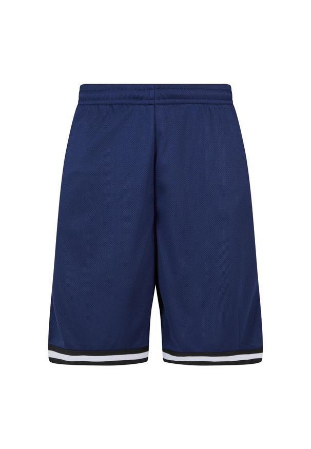 Szorty z dzianiny w paski Urban Classics. Kolor: niebieski, wielokolorowy, czarny. Materiał: dzianina. Długość: krótkie. Wzór: paski. Sezon: lato