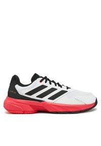 Adidas - adidas Buty do tenisa Courtjam Control 3 IH3092 Biały. Kolor: biały. Materiał: materiał. Sport: tenis