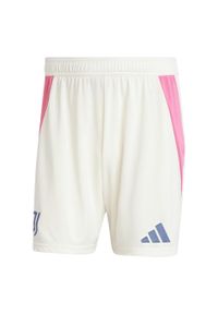 Adidas - Szorty Juventus 24/25 Away. Kolor: biały. Materiał: materiał