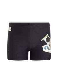 Adidas - Bokserki adidas x Disney Mickey Mouse Swim. Kolor: zielony, czarny, wielokolorowy. Materiał: materiał. Wzór: motyw z bajki