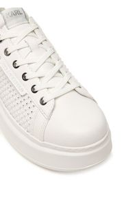 Karl Lagerfeld - KARL LAGERFELD Sneakersy KL63577N Biały. Kolor: biały. Materiał: skóra #5