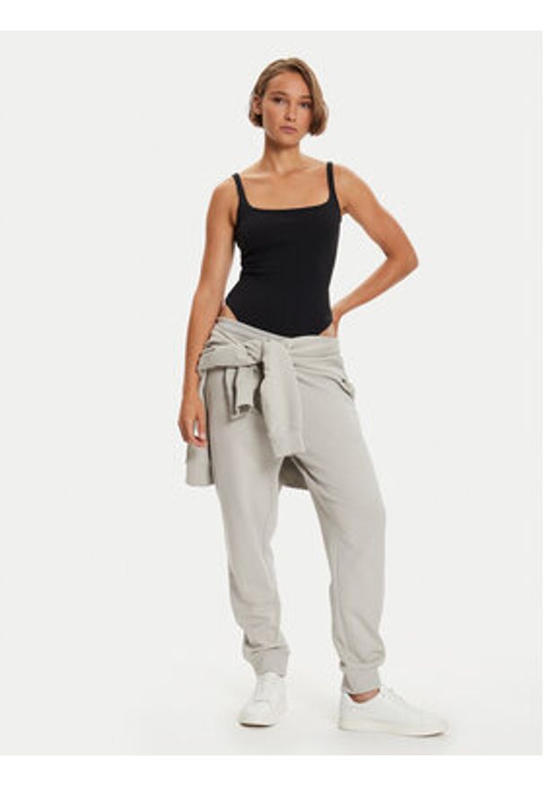 Reebok Body Bodysuit 100201904 Czarny Slim Fit. Kolor: czarny. Materiał: syntetyk