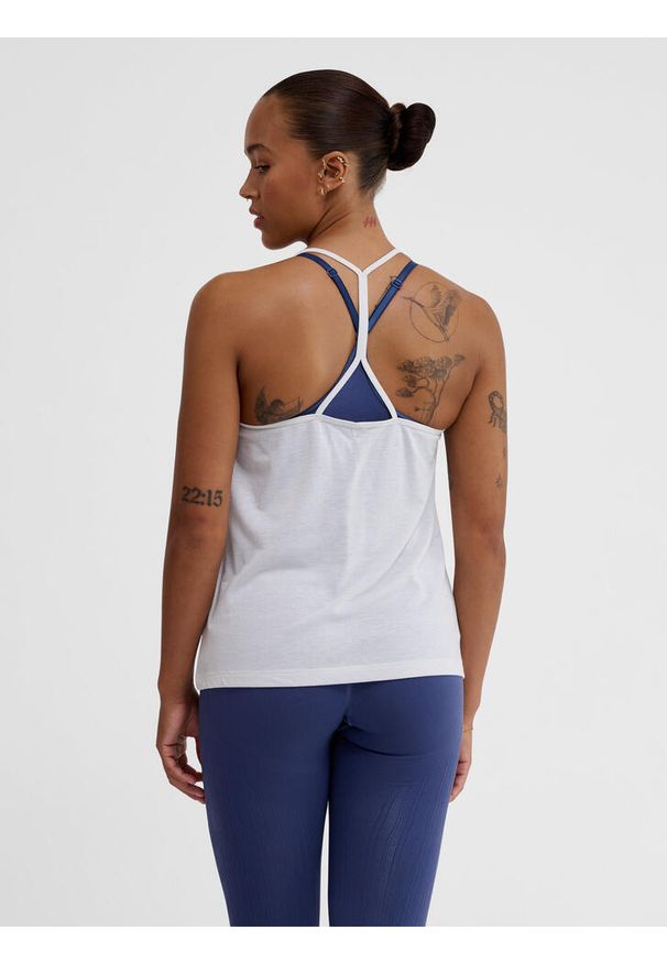 Damski top bez ramiączek Hummel Mt Vanja. Kolor: biały. Długość rękawa: bez ramiączek. Sport: joga i pilates, fitness