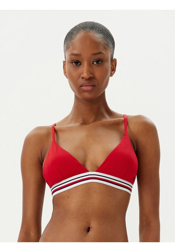 TOMMY HILFIGER - Tommy Hilfiger Góra od bikini UW0UW05805 Czerwony. Kolor: czerwony. Materiał: syntetyk