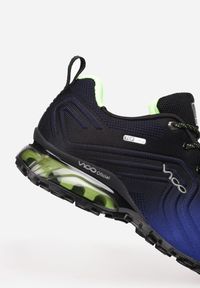 Born2be - Niebiesko-Zielone Buty Sportowe Vhesiesh. Wysokość cholewki: przed kostkę. Nosek buta: okrągły. Kolor: niebieski. Materiał: materiał. Szerokość cholewki: normalna. Wzór: aplikacja #3