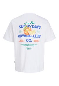 Jack & Jones T-Shirt Riviera 12295202 Biały Regular Fit. Kolor: biały. Materiał: bawełna #2