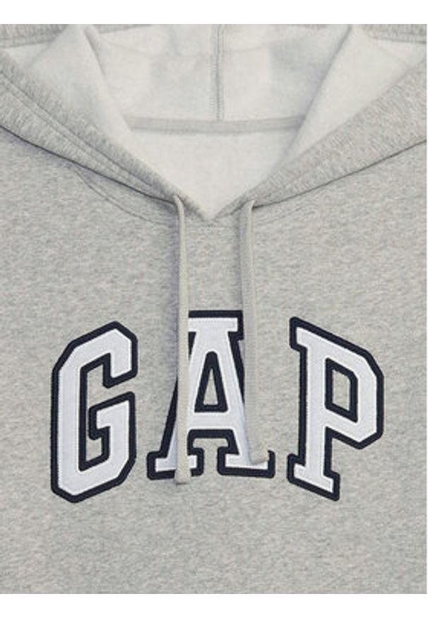 GAP - Gap Bluza 463506-06 Szary Regular Fit. Kolor: szary. Materiał: syntetyk, bawełna