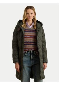 Lauren Ralph Lauren - LAUREN RALPH LAUREN Kurtka puchowa 297P04087002 Zielony Regular Fit. Kolor: zielony. Materiał: syntetyk #6