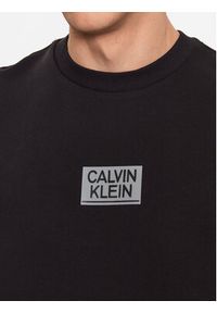 Calvin Klein Bluza K10K111525 Czarny Regular Fit. Kolor: czarny. Materiał: bawełna