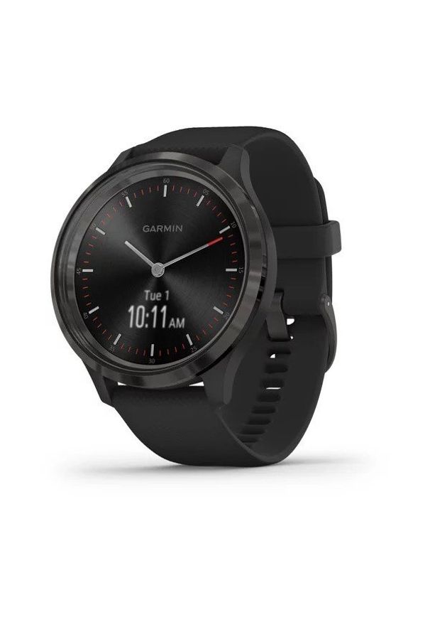 GARMIN - Zegarek sportowy Garmin Vivomove 3 czarny. Rodzaj zegarka: analogowe. Kolor: czarny. Styl: sportowy