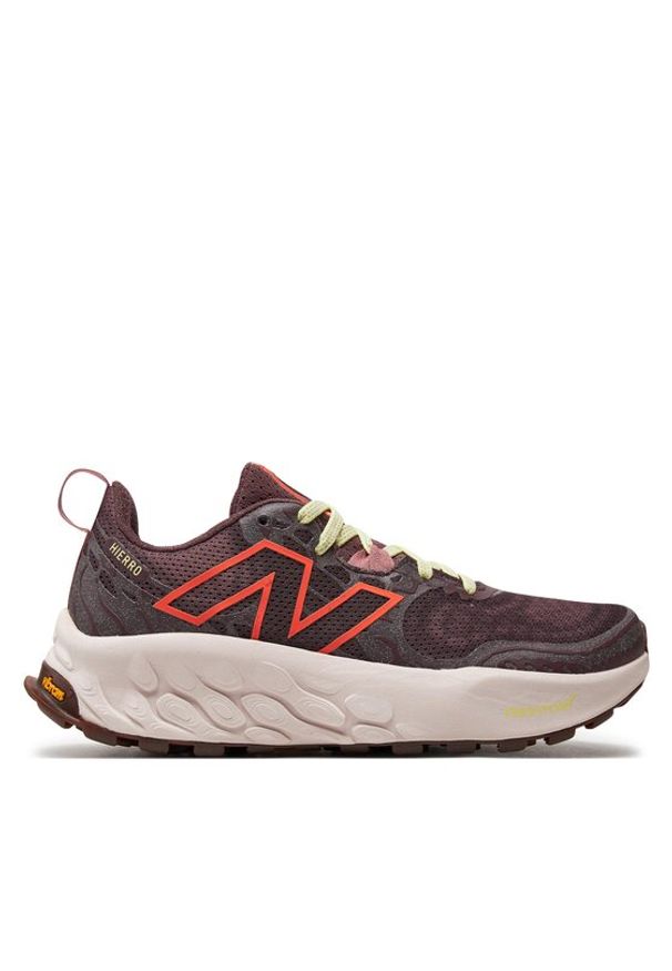 New Balance Buty do biegania Fresh Foam X Hierro v8 WTHIERP8 Bordowy. Kolor: czerwony. Materiał: materiał