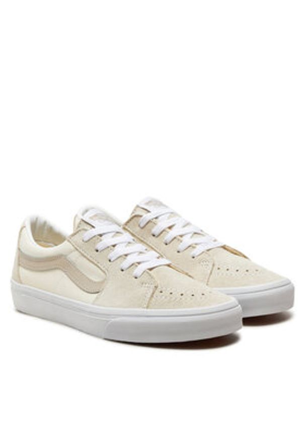 Vans Tenisówki Sk8-Low VN000BVXCD31 Écru. Materiał: skóra, zamsz
