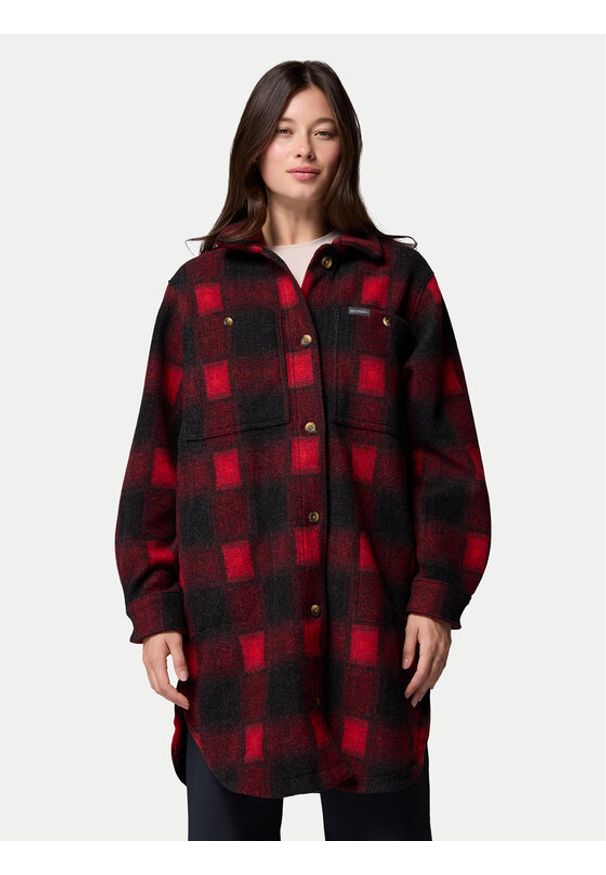 columbia - Columbia Kurtka przejściowa Wildest Venture™ 2136171 Bordowy Loose Fit. Kolor: czerwony. Materiał: syntetyk