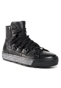 Eva Minge Sneakersy EM-08-08-000992 Czarny. Kolor: czarny. Materiał: skóra #1