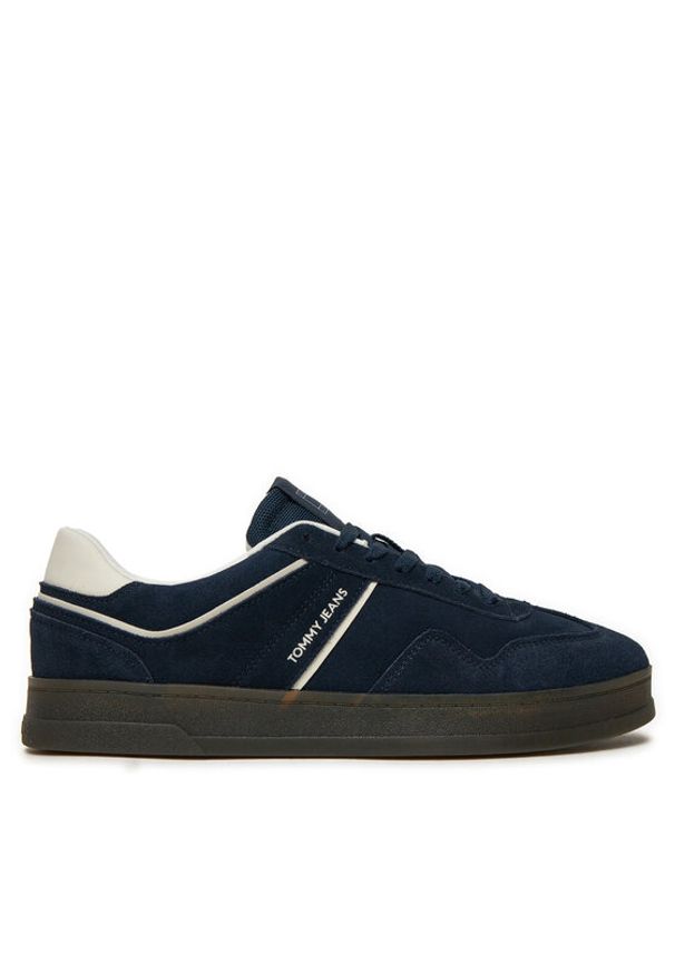 Tommy Jeans Sneakersy The Greenwich Suede EM0EM01516 Granatowy. Kolor: niebieski. Materiał: skóra, zamsz