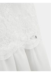 Guess Sukienka elegancka J4RK35 WFYC0 Biały Regular Fit. Kolor: biały. Materiał: syntetyk. Styl: elegancki #4