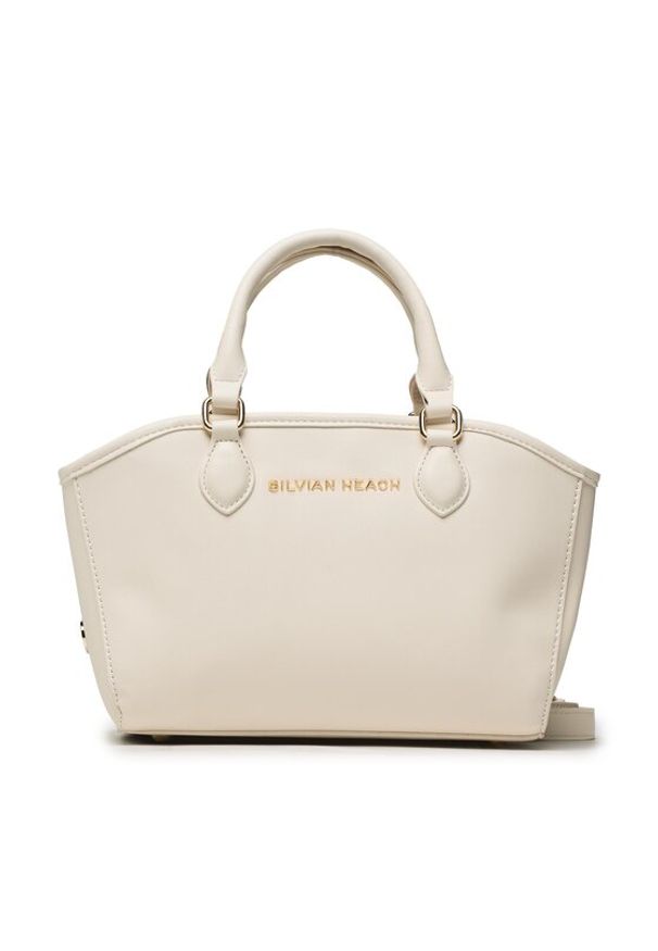 Silvian Heach Torebka Handbag RCP23051BO Écru. Materiał: skórzane